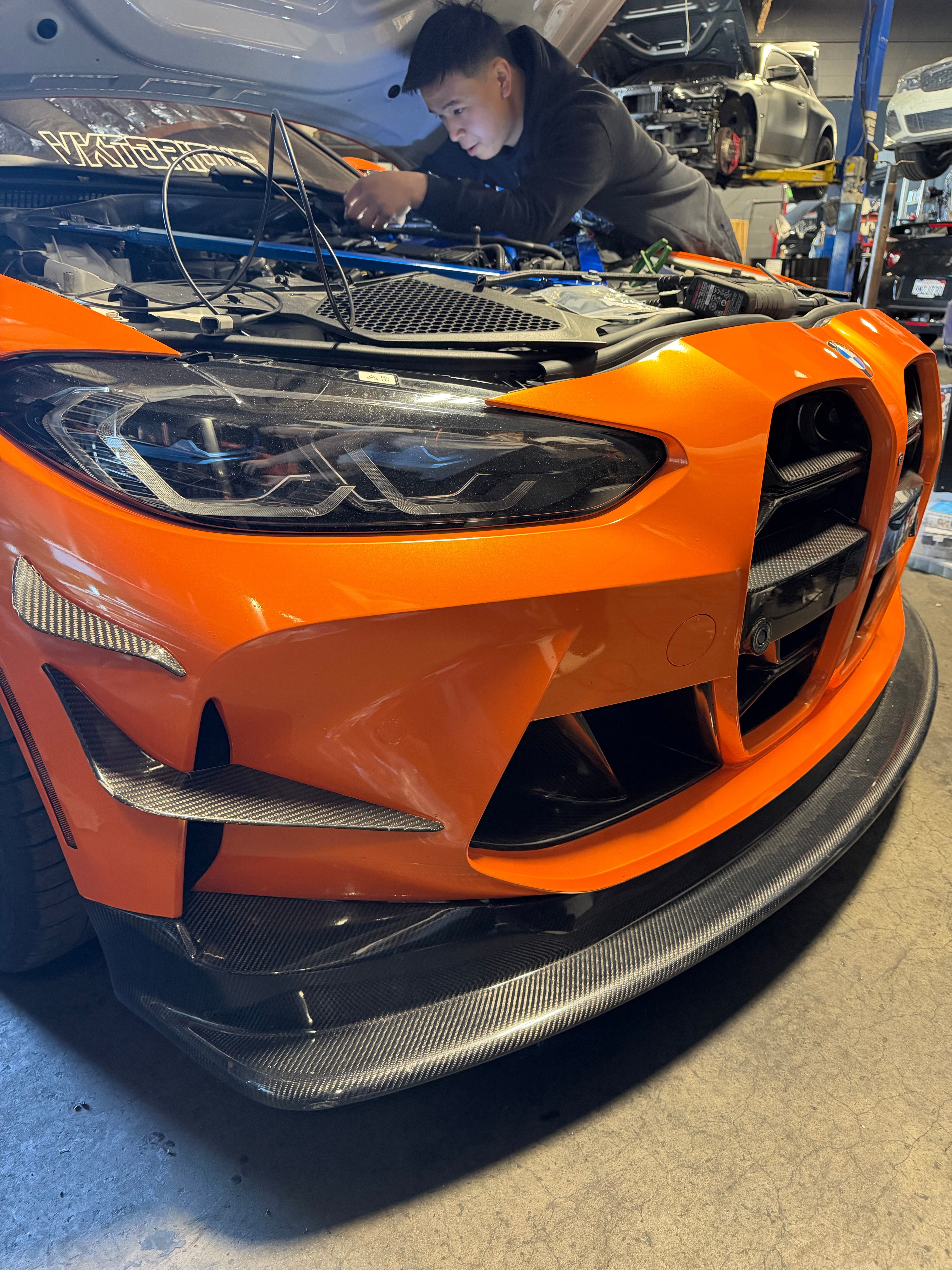 GT4 Carbon Fiber Front Lip - BMW G80 & G81 / G82 & G83 M4