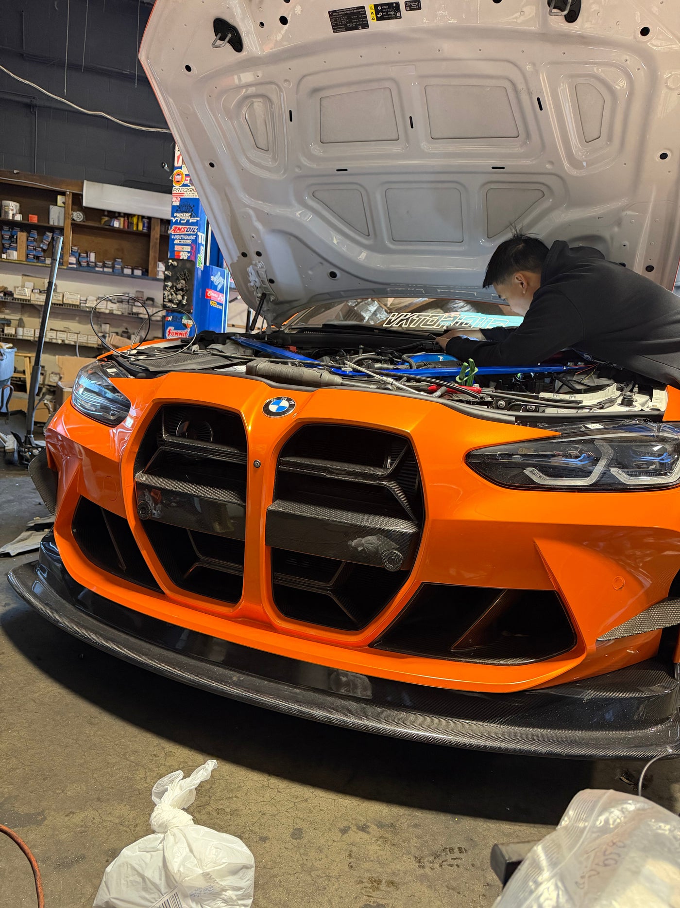 GT4 Carbon Fiber Front Lip - BMW G80 & G81 / G82 & G83 M4