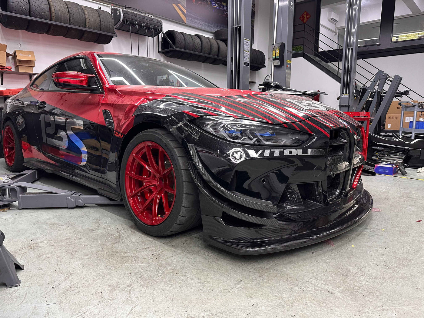 GT4 Carbon Fiber Front Lip - BMW G80 & G81 / G82 & G83 M4