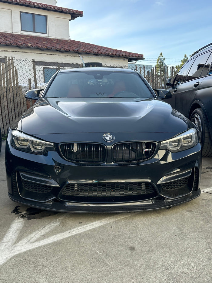 GT4 Style Carbon Fiber Front Lip - BMW F80 M3 & F82 / F83 M4