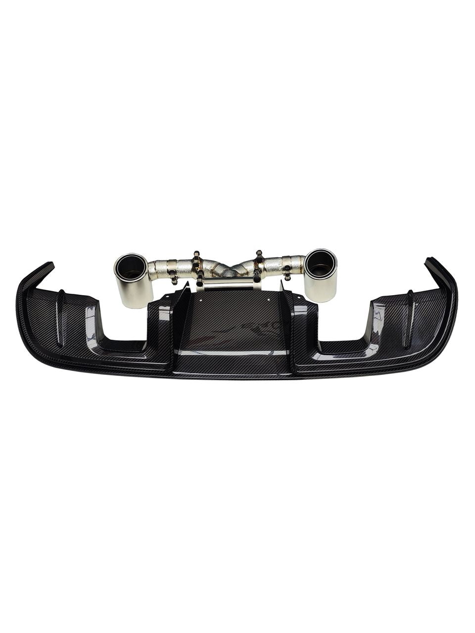 GT4 Style Conversion Carbon Fiber Rear Diffuser - Porsche 718 Boxter Cayman