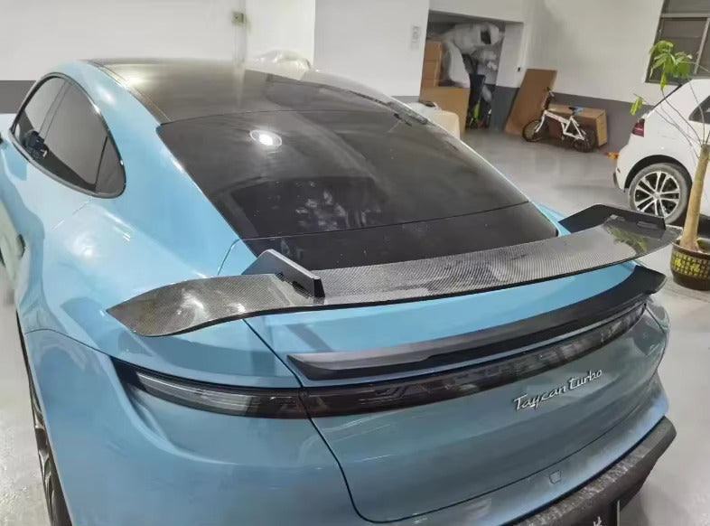 GT Carbon Fiber Rear Trunk Wing - Porsche Taycan