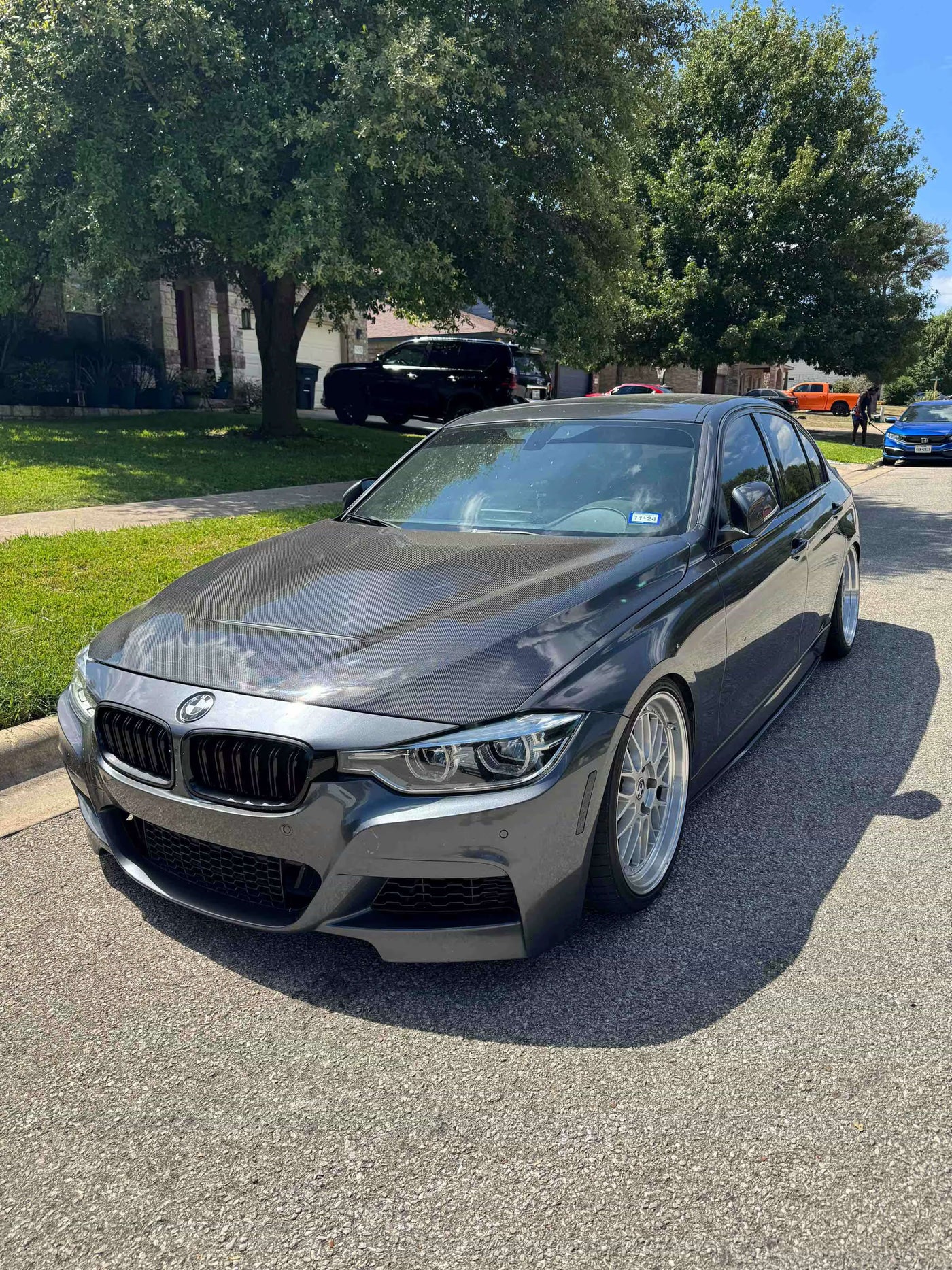 GTS Style Carbon Fiber Front Hood - BMW F30 3 Series & F32 / F33 / F36 4 Series