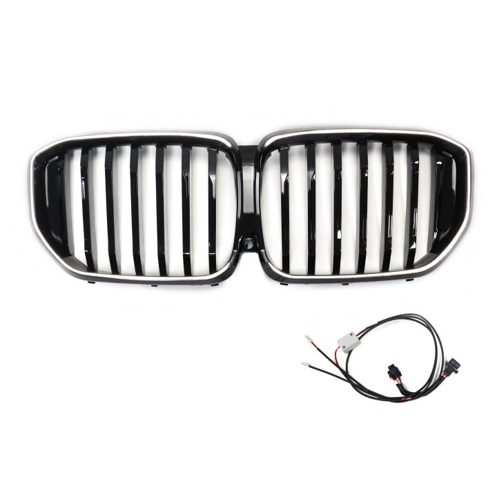 Gloss Back LED Front Grille Replacement - BMW X5 G05 LCi 24-25