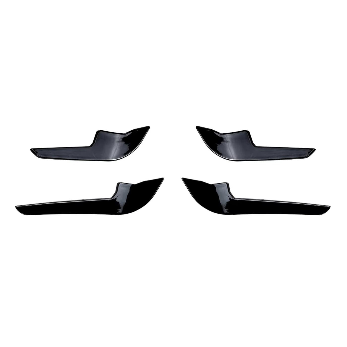 Gloss Black Aerodynamic Front Canard - Audi RS3 8Y 2021-2024 Sedan