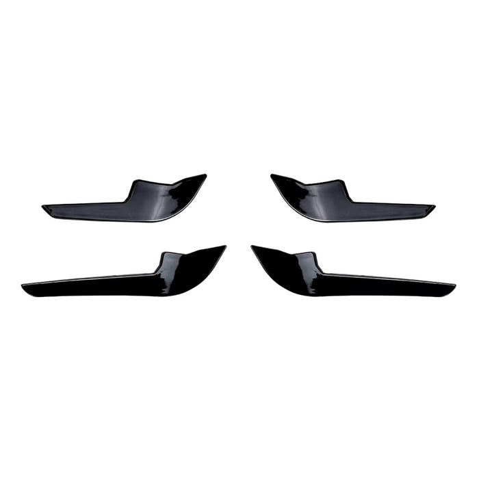 Gloss Black Aerodynamic Front Canard - Audi RS3 8Y 2021-2024 Sedan