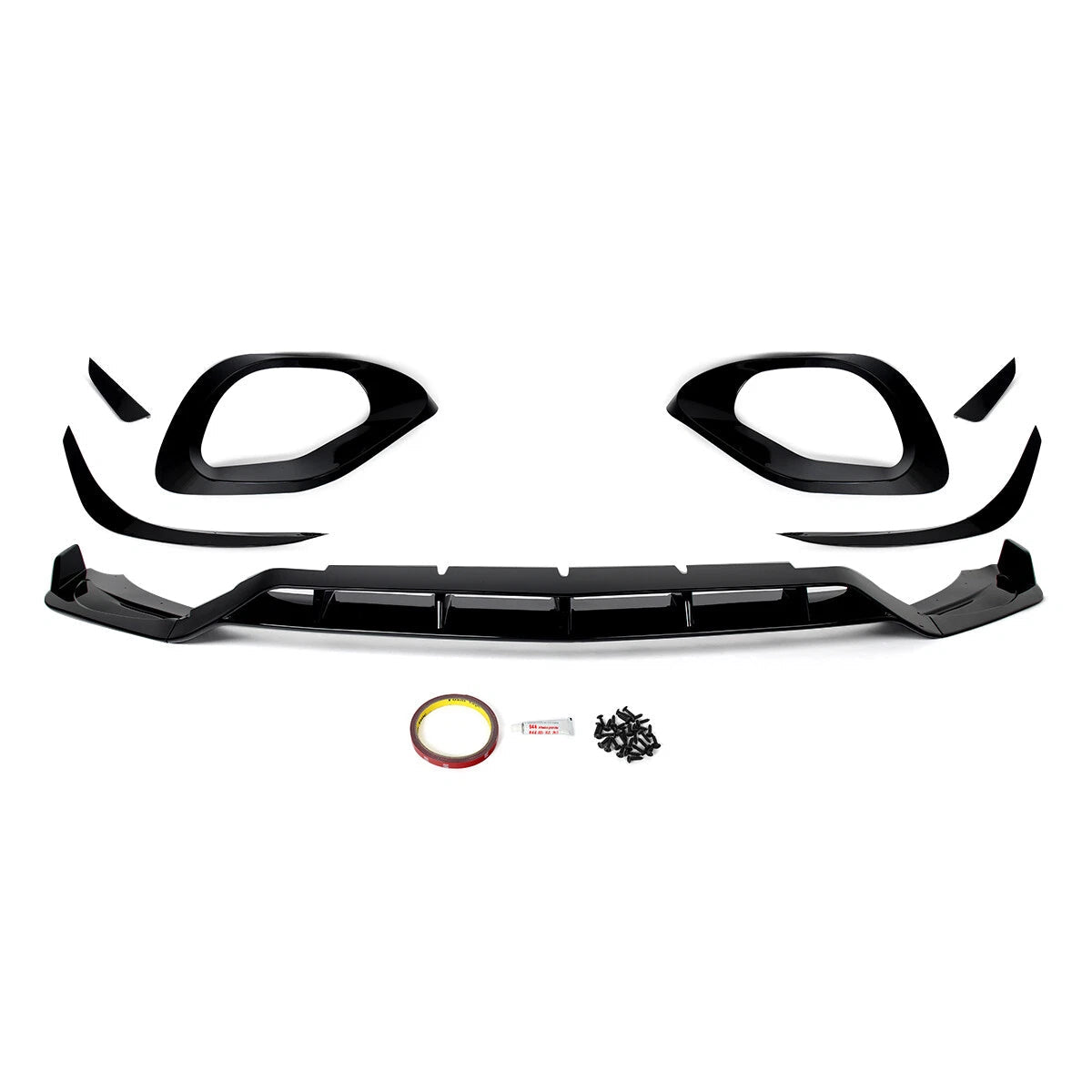 Gloss Black BRB Front Splitter Lip - Mercedes Benz C Class W206 C class 2021+