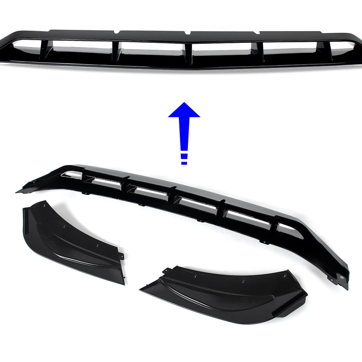 Gloss Black BRB Front Splitter Lip - Mercedes Benz C Class W206 C class 2021+