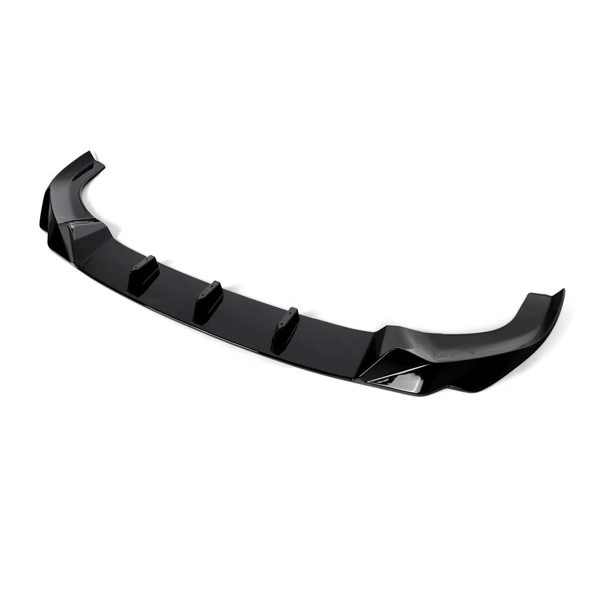 Gloss Black Front Bumper Spoiler Lip Splitter V2 - BMW 5 Series G60 G61 2024+