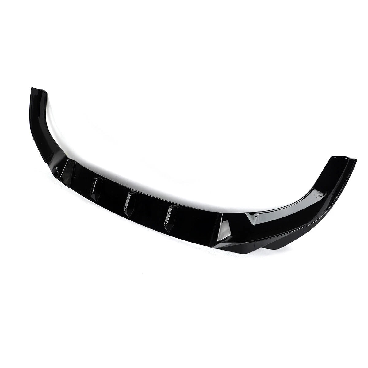 Gloss Black Front Bumper Spoiler Lip Splitter V2 - BMW 5 Series G60 G61 2024+