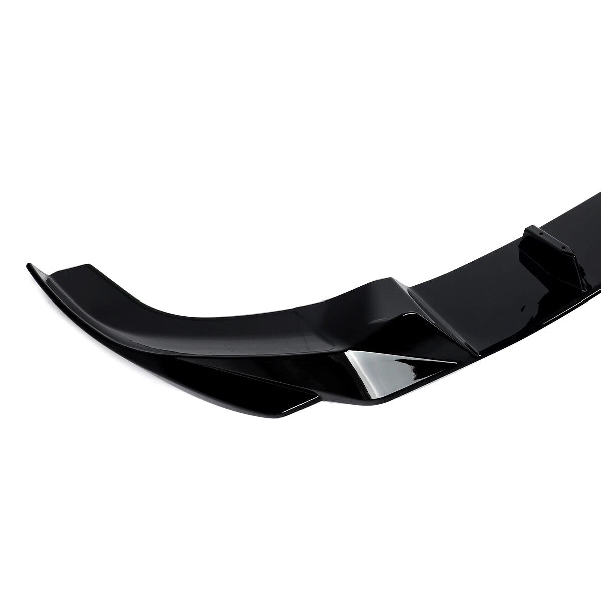 Gloss Black Front Bumper Spoiler Lip Splitter V2 - BMW 5 Series G60 G61 2024+