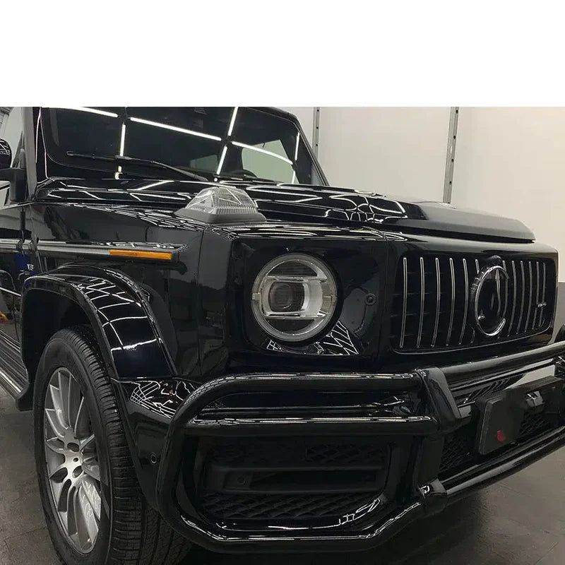 Gloss Black Front End Guard Bash Bar - Mercedes G wagon W465 W464 G63