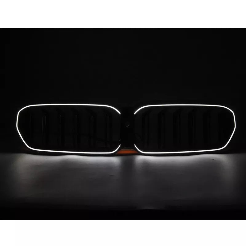 Gloss Black Front Grille w/ LED - BMW G30 5 series