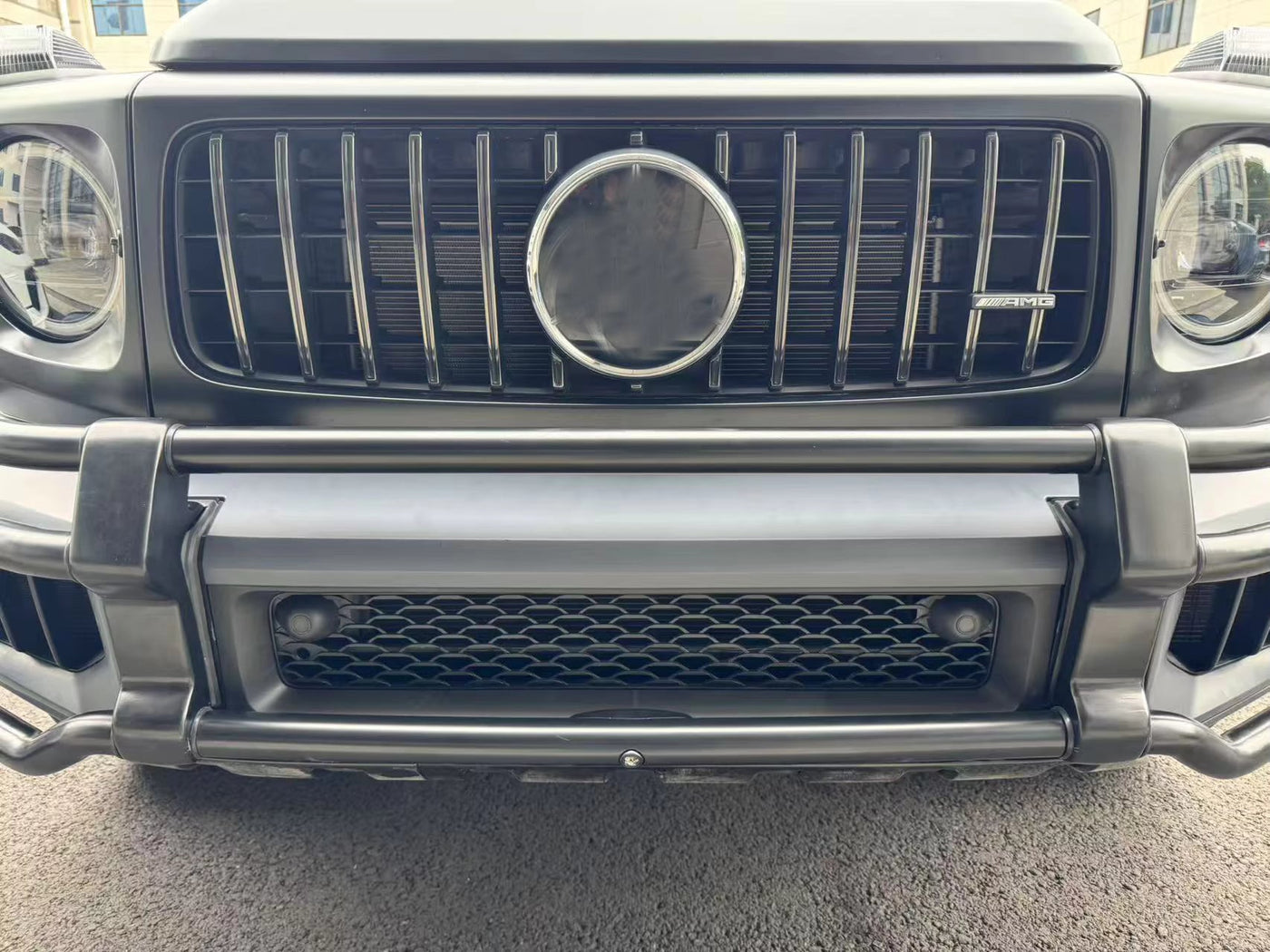 Gloss Black Front Guard Crash bar - Mercedess Benz W465 G Wagon 2024+ G63 Only