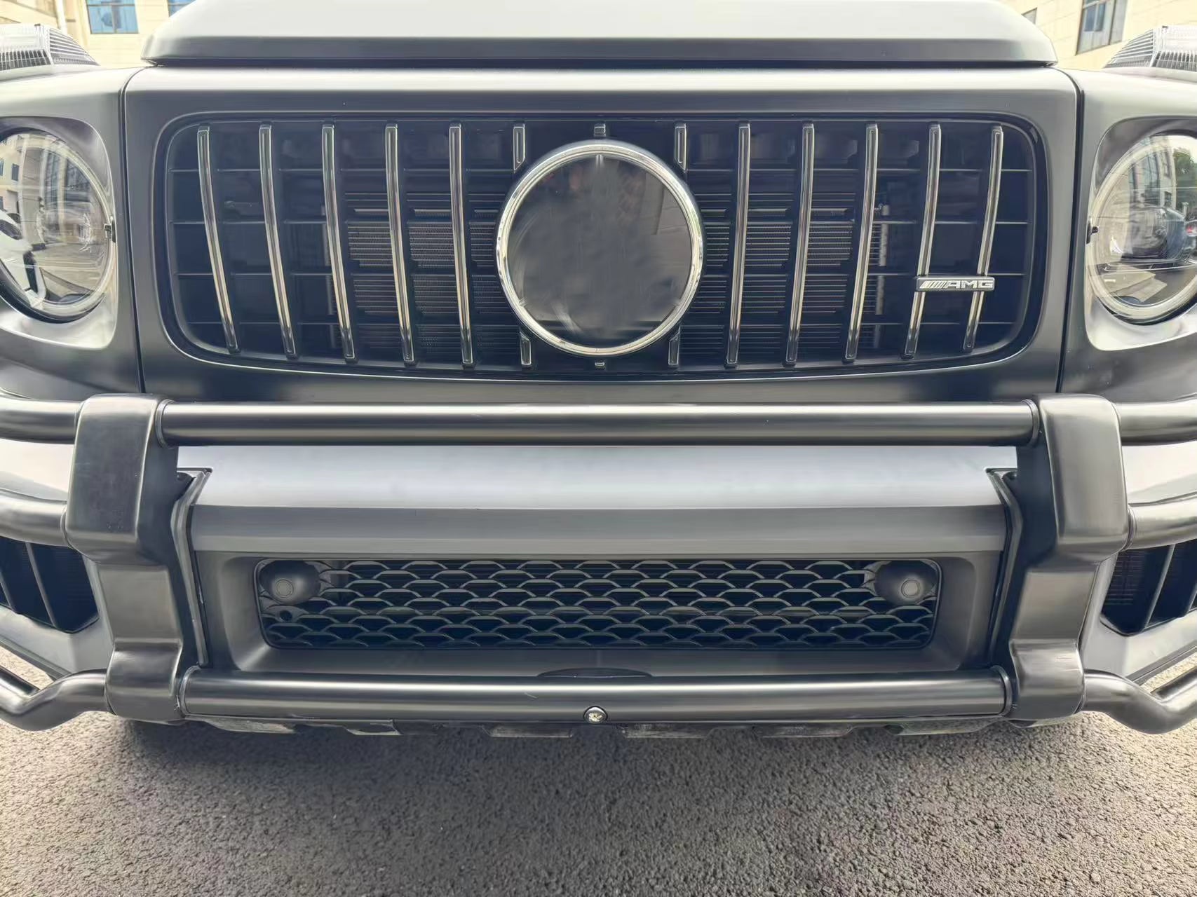 Gloss Black Front Guard Crash bar - Mercedess Benz W465 G Wagon 2024+ G63 Only