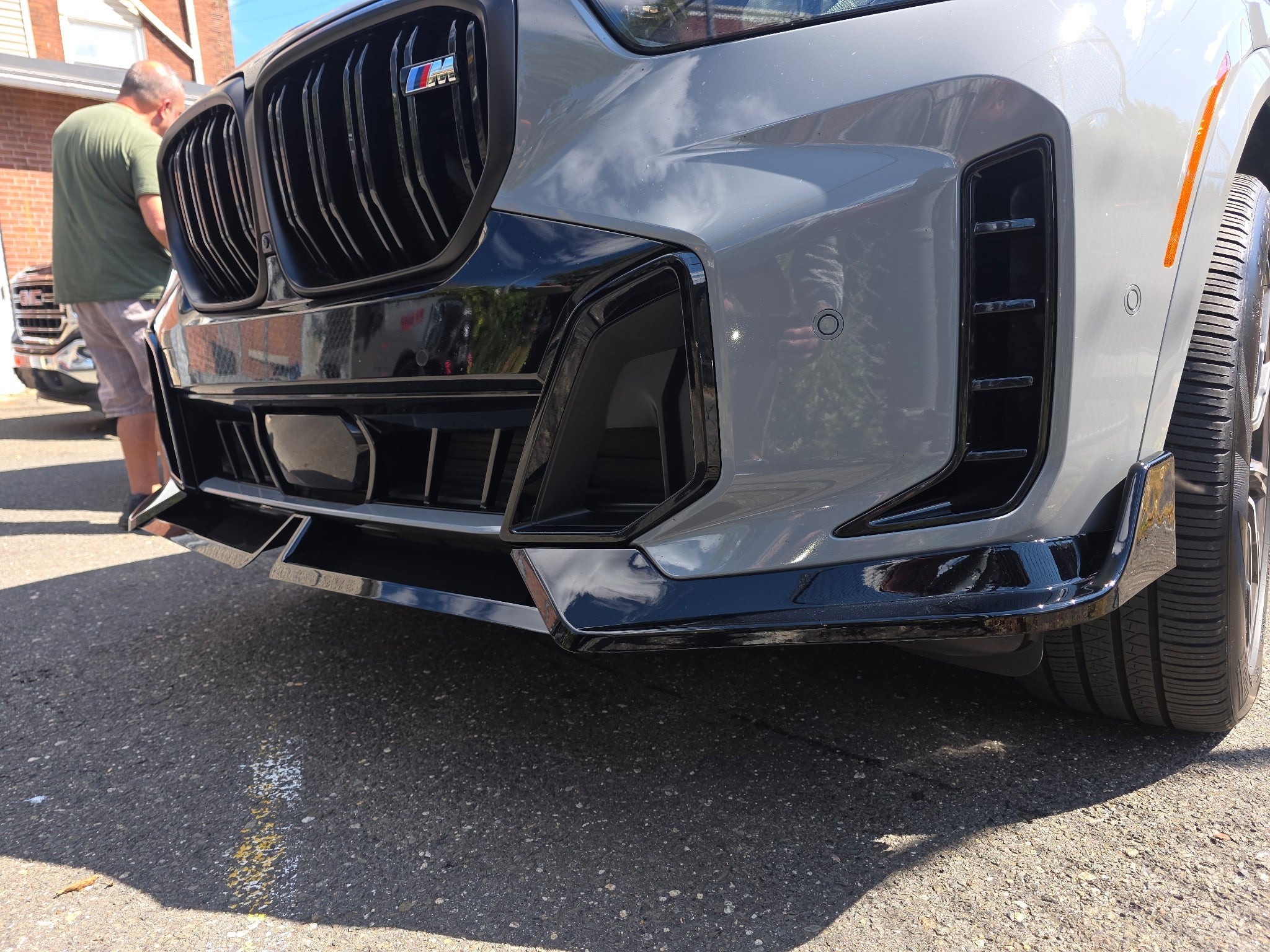 Gloss Black Front Splitter Lip - 2024-26 BMW X5 G05 M Sport LCI MP Style