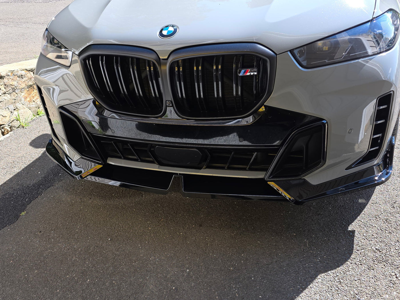 Gloss Black Front Splitter Lip - 2024-26 BMW X5 G05 M Sport LCI MP Style