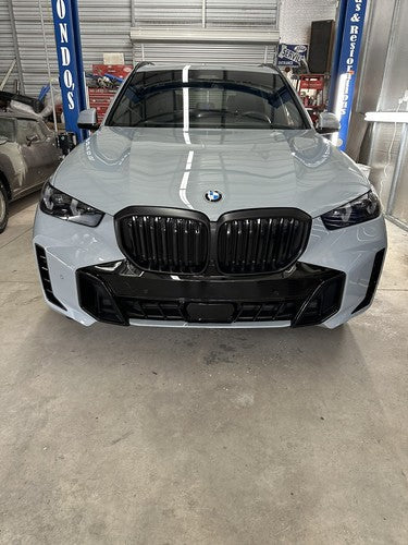 Gloss Black Front Splitter Lip - 2024-26 BMW X5 G05 M Sport LCI MP Style
