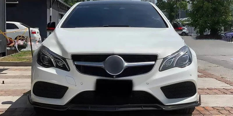 Gloss Black Front Splitter Lip - Mercedes Benz W207 C207 E400 2014-2016