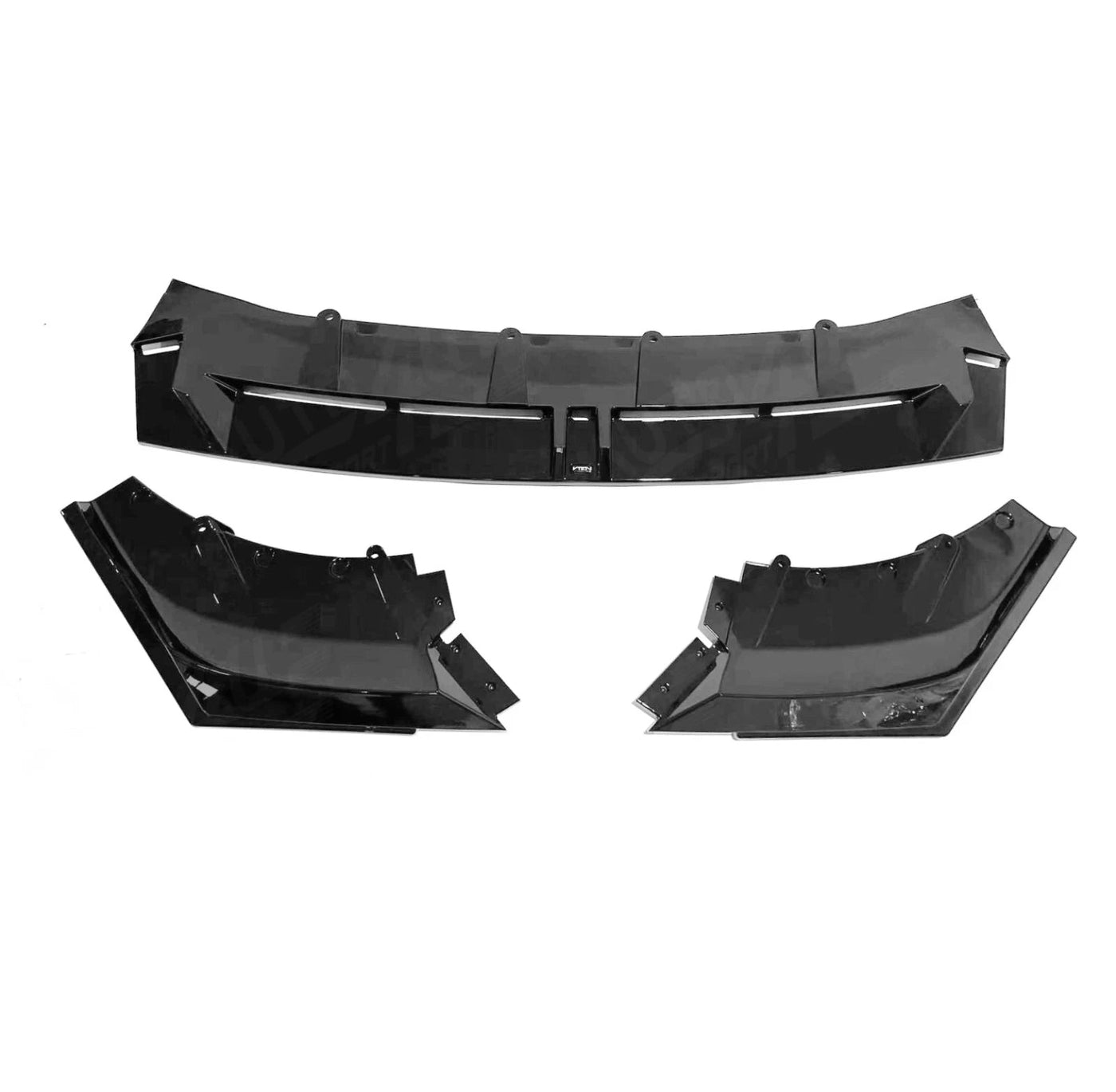Gloss Black Front Splitter lip V1 - 2024+ BMW 5 Series G60 M Sport