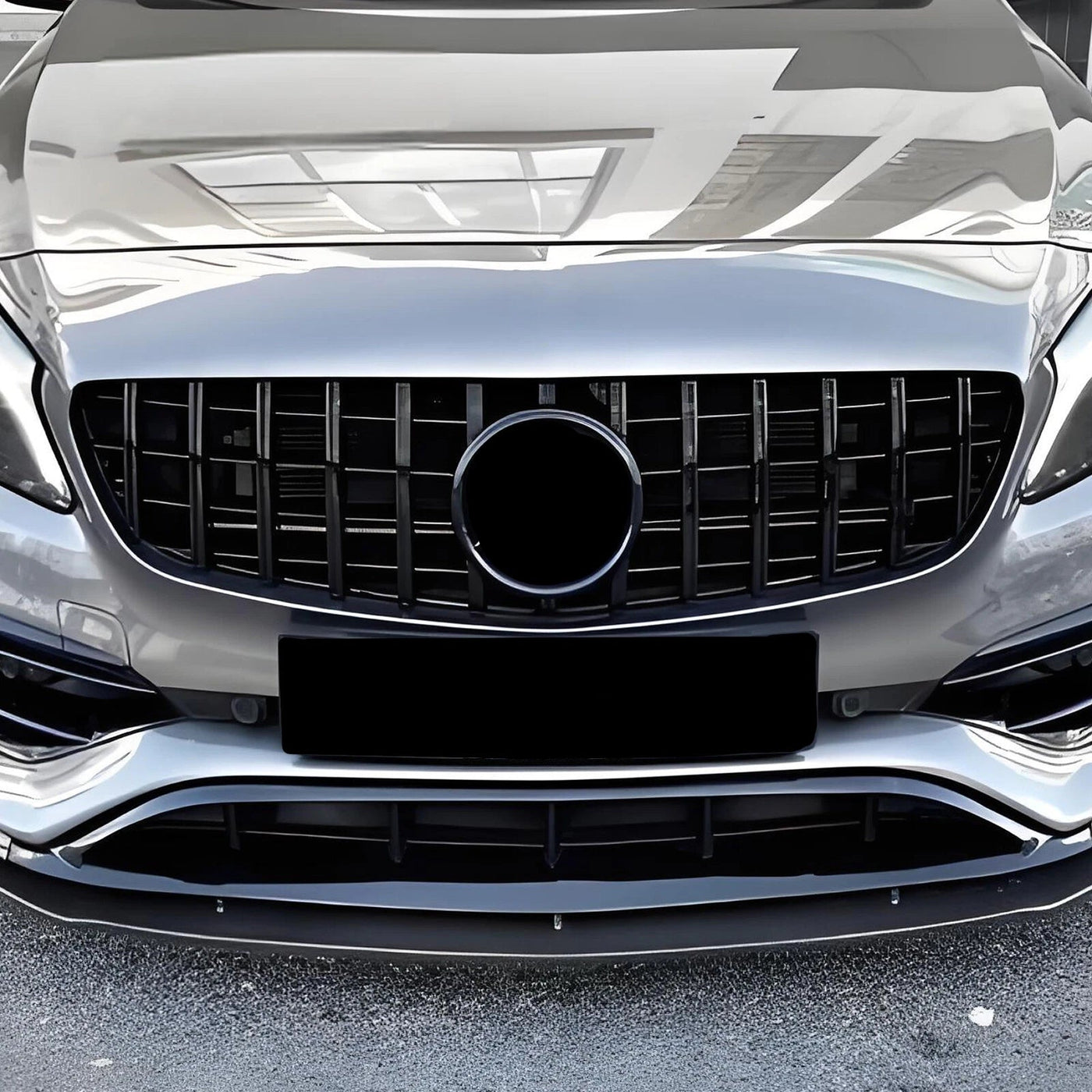 Gloss Black GT Front Grille - Mercedes Benz W117 2013-2019 CLA180 CLA200 CLA250 CLA45AMG