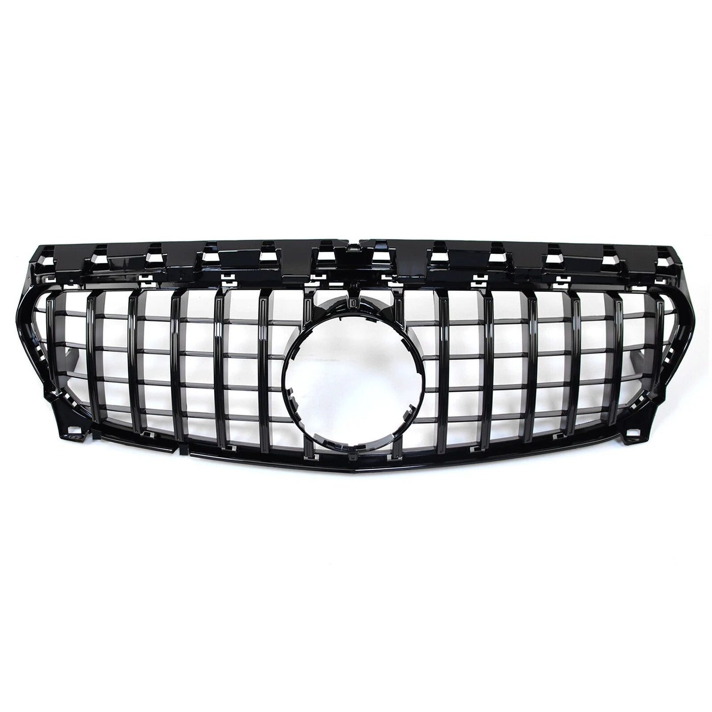 Gloss Black GT Front Grille - Mercedes Benz W117 2013-2019 CLA180 CLA200 CLA250 CLA45AMG