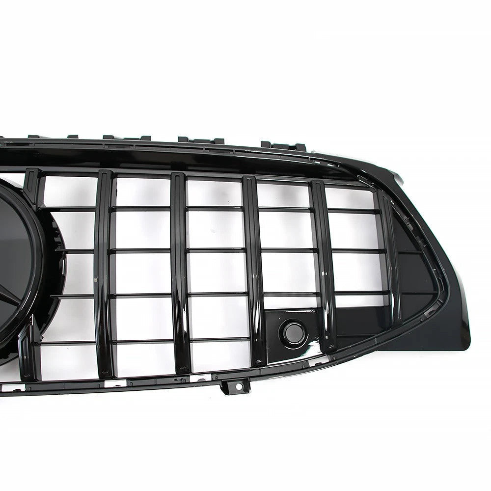 Gloss Black GT Front Grille w/ Emblem - Mercedes Benz W118 CLA250 CLA45 2020-23