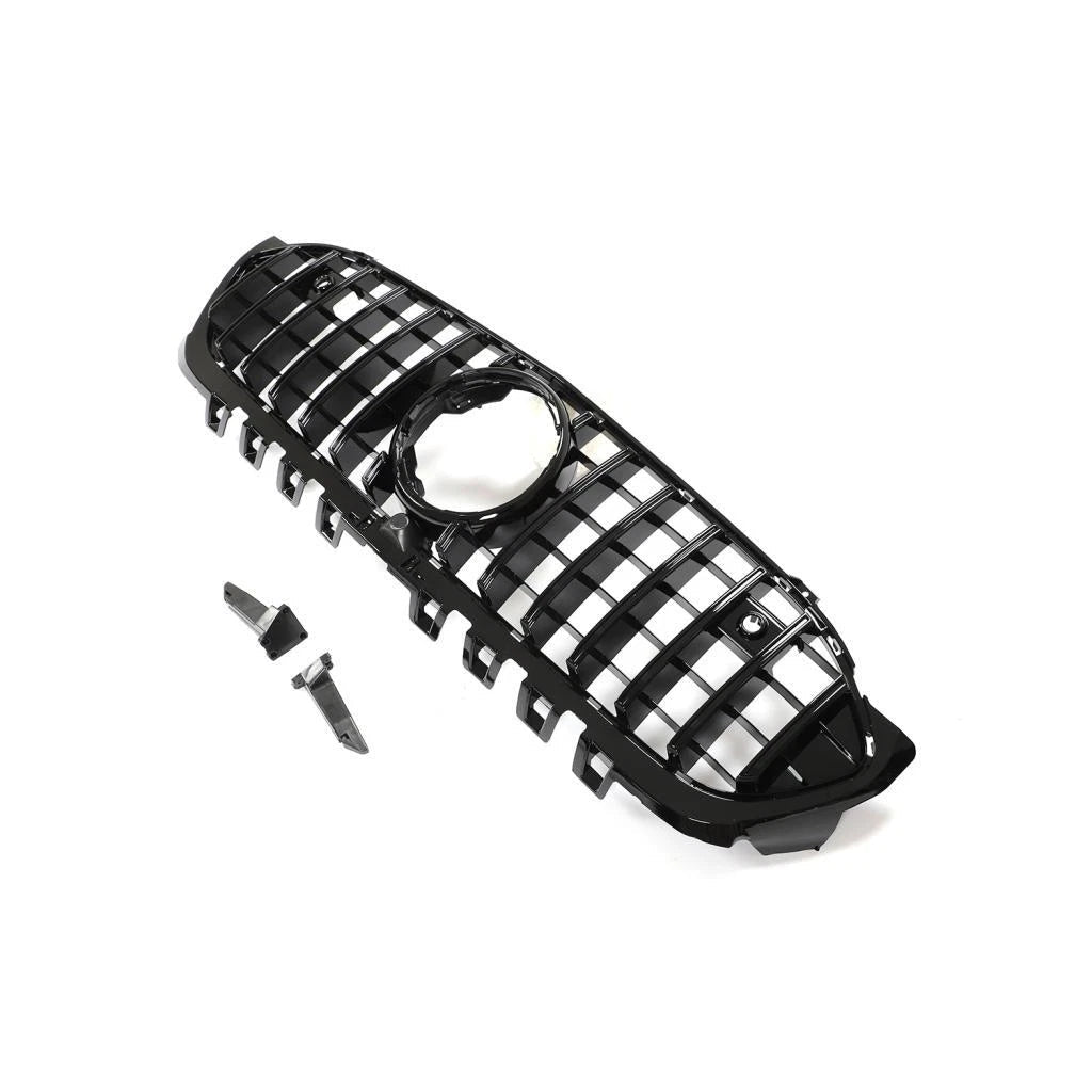 Gloss Black GT Style Grille - Mercedes Benz CLA-Class W117 Grill 2013-2019