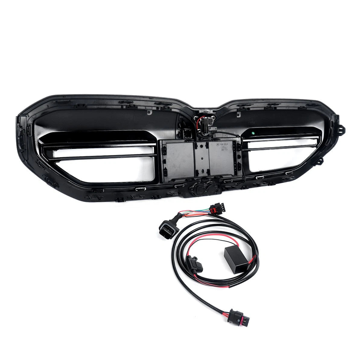 Gloss Black LED Front Kidney Grille - 2024+ BMW 5 Series I5 G60 G61 M60 Glossy Black