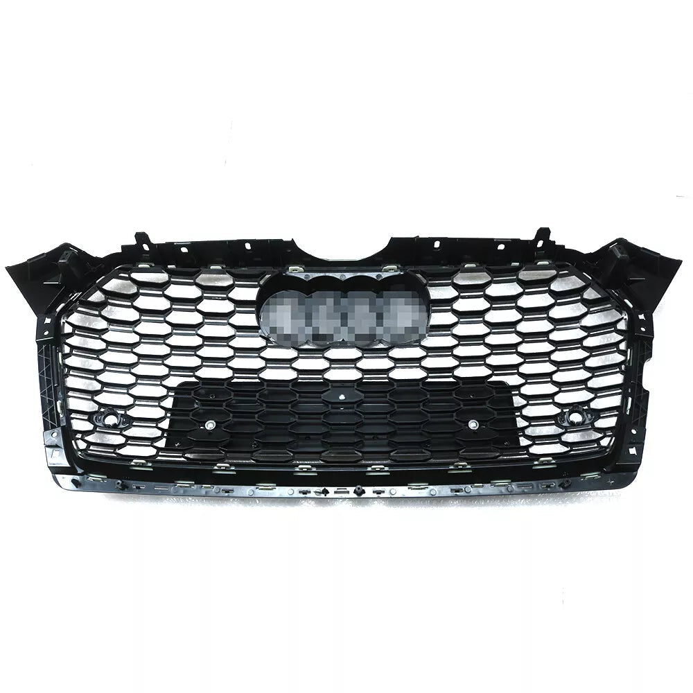 Gloss Black RS5 style Front Bumper Grille - Audi A5 S5 B9 2017-2019