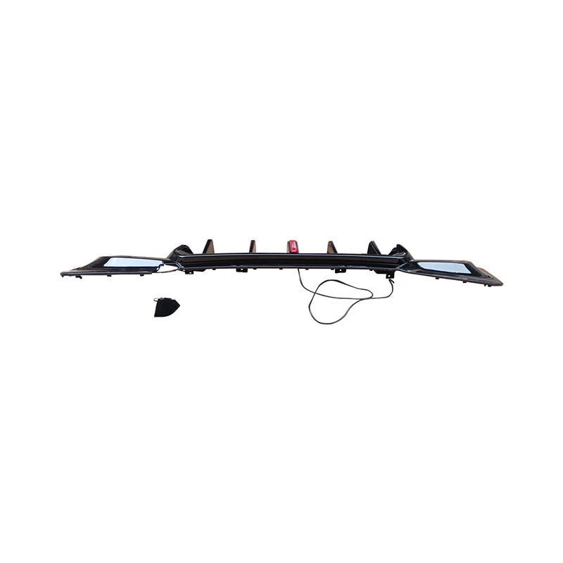 Gloss Black Rear Diffuser w/ Brakelight V2 - BMW X3 G01 M Sport
