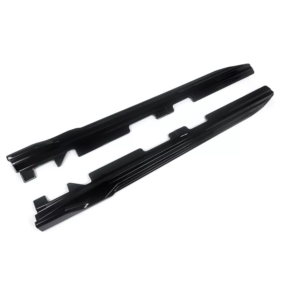 Gloss Black Side Skirts - BMW X3 X3M G01 X4 X4M G02