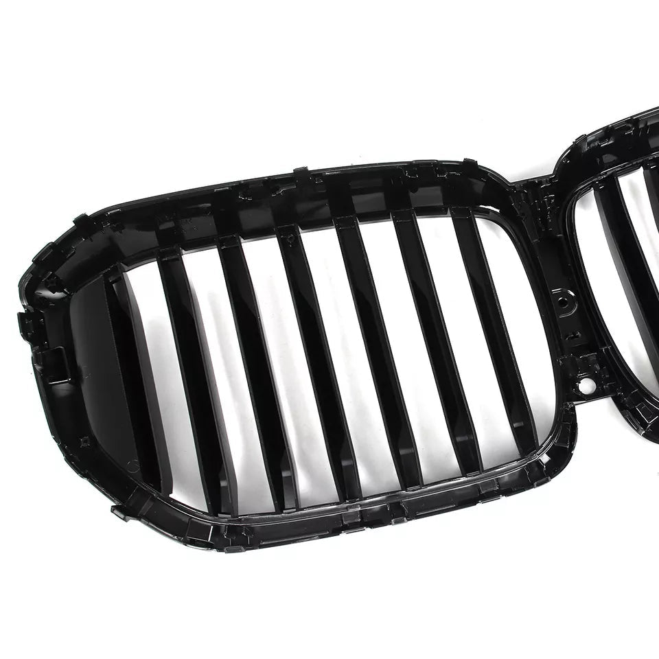 Gloss Black Single Line Front Kidney Grille - BMW X5 G05 2024+ LCI