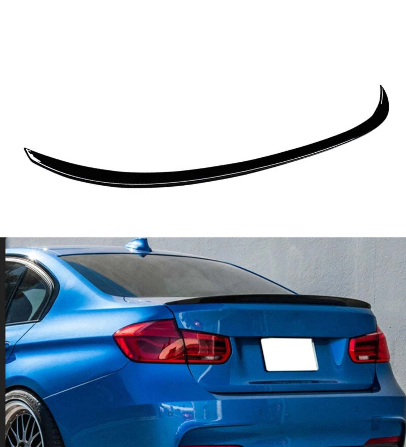 Gloss Black Trunk MP Spoiler - BMW F80 M3 & F30 3 Series