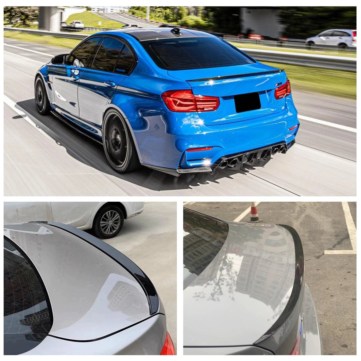 Gloss Black Trunk MP Spoiler - BMW F80 M3 & F30 3 Series