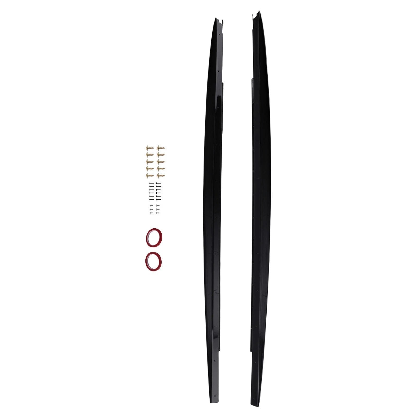 Gloss black Side skirt Extensions - BMW G30 G31 5 Series M Sport 2017-2023