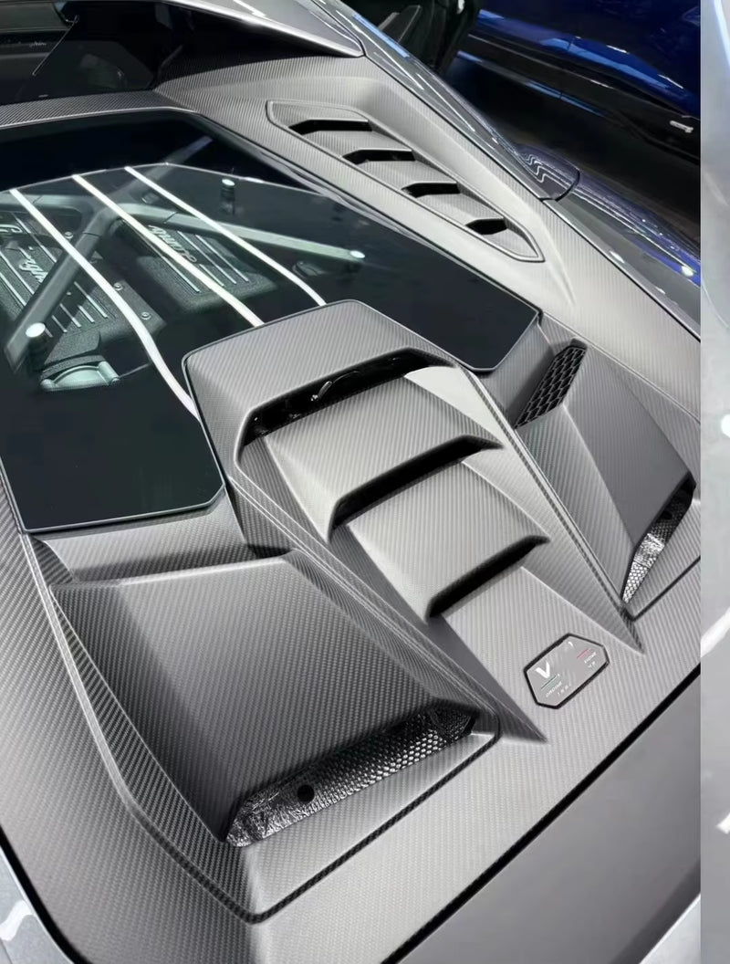 Carbon Fiber Engine Hood Cover Bonnet w/ Transparent window - Lamborghini Huracan LP580 610 EVO