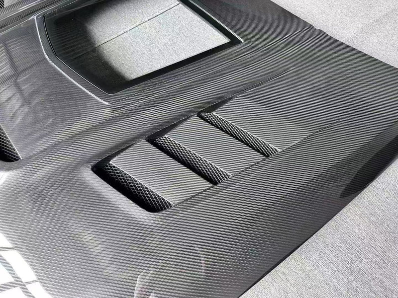 Carbon Fiber Engine Hood Bonnet w/ Transparent window - BMW 5 Series F90 M5