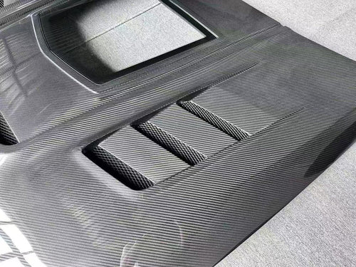 Carbon Fiber Engine Hood Bonnet w/ Transparent window - BMW 5 Series F90 M5