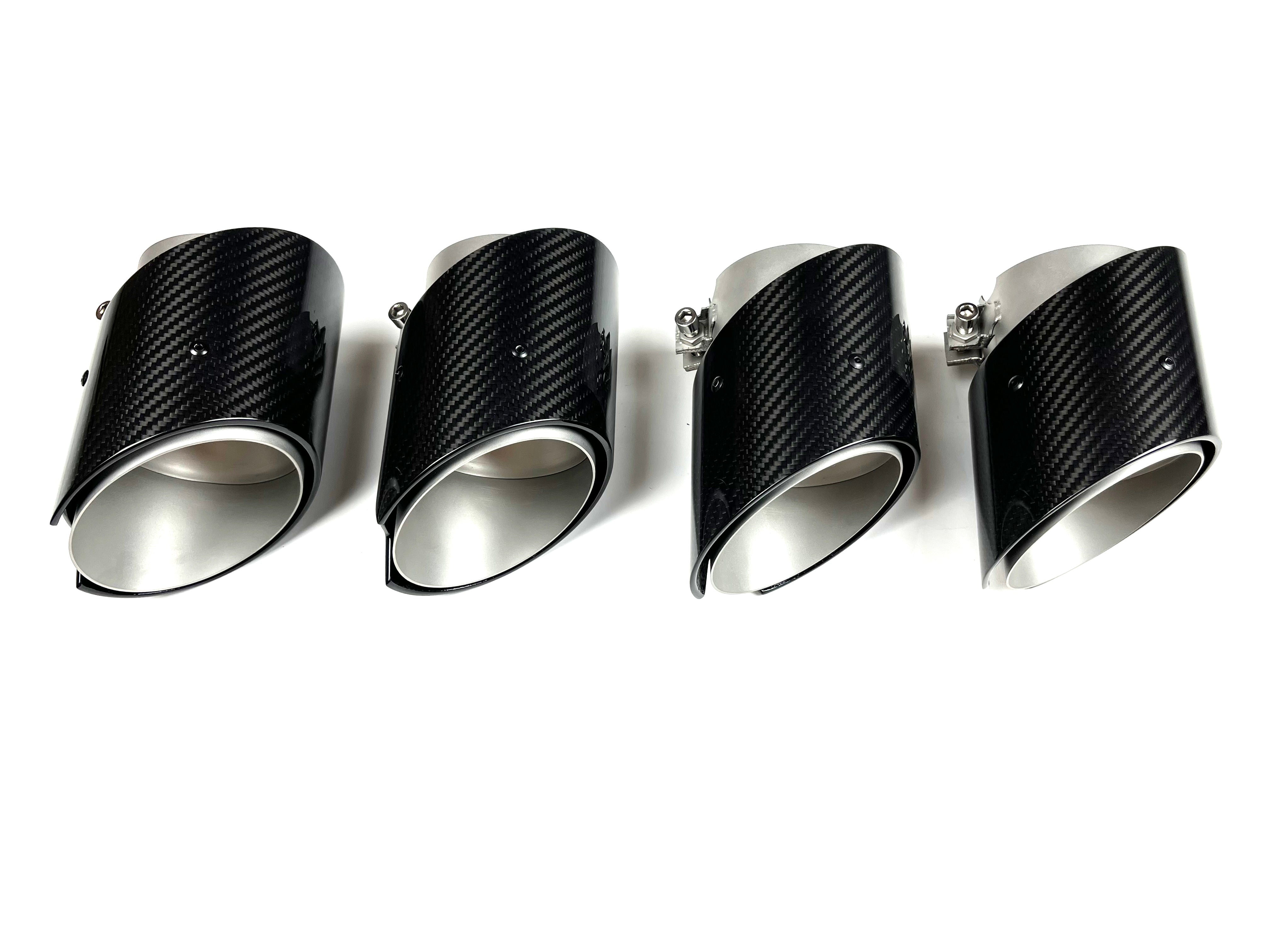 G80/G82/G87 Carbon Fiber M Performance Exhaust Tips - SET