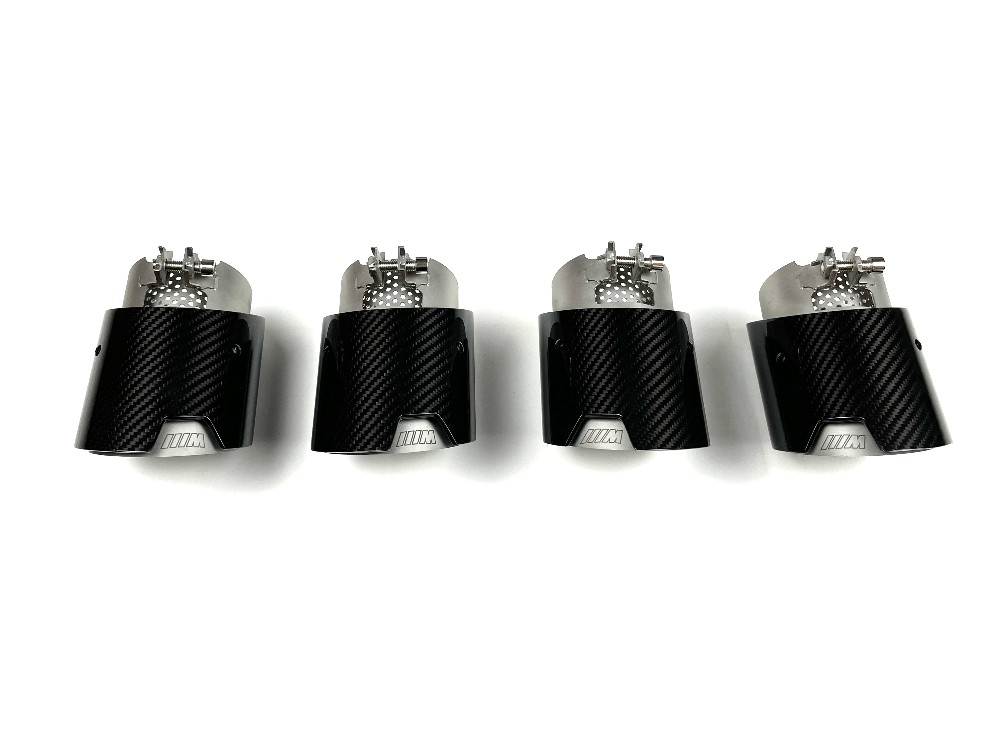 G80/G82/G87 Carbon Fiber M Performance Exhaust Tips - SET