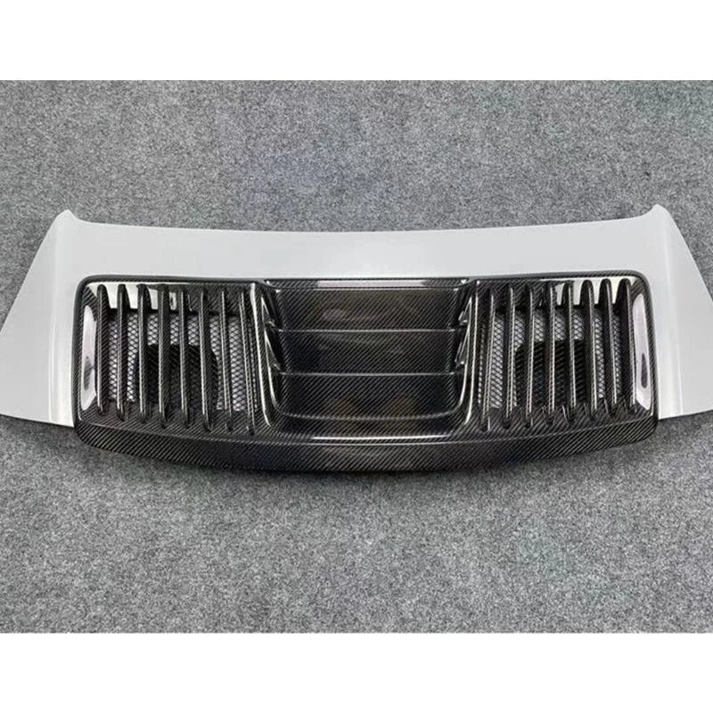 Carbon Fiber T Style Engine Cover Trunk Vent - 2013-2015 Porsche 911 Carrera 991.1