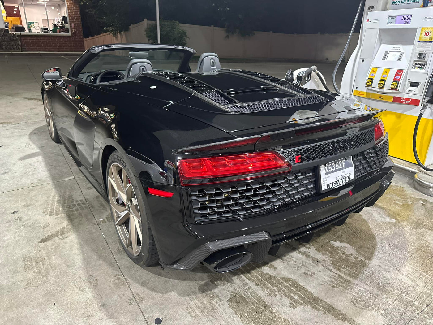 3 Piece Style Carbon Fiber Trunk Spoiler - Audi R8 V10 Type 4S