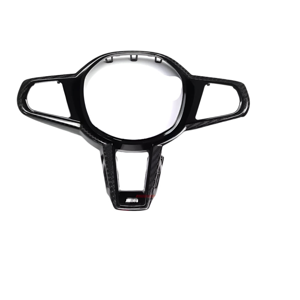 Carbon Steering Wheel Trim Cover Replacement - BMW G60 G61 G68 i5 M5 G90 530i 540i 2024+