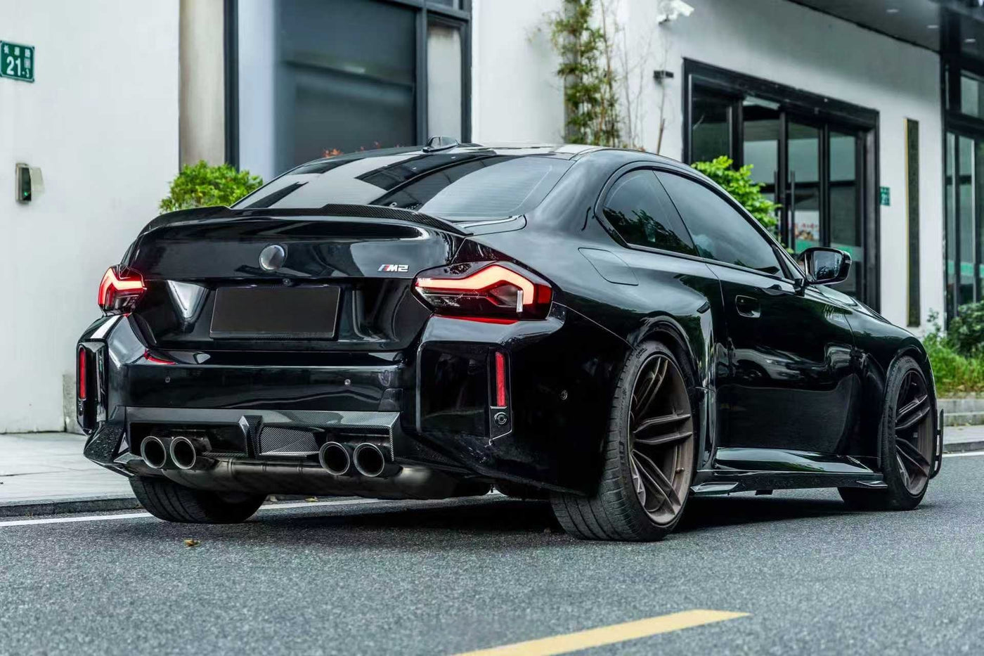Dry Carbon Fiber CS Style Rear Diffuser - BMW M2 G87