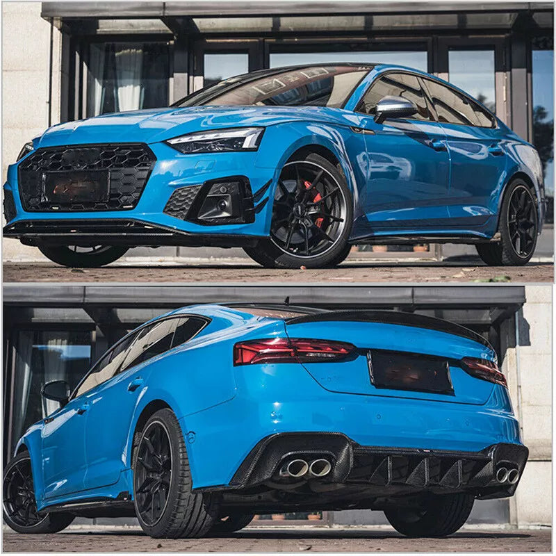 Carbon Fiber Side Skirt Extensions - A5 S5 S Line 2021-2024