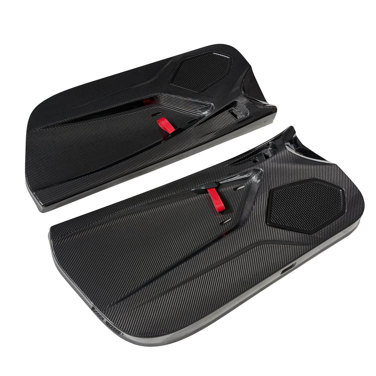 Dry Carbon Fiber Door Panel Cover - Lamborghini Huracan