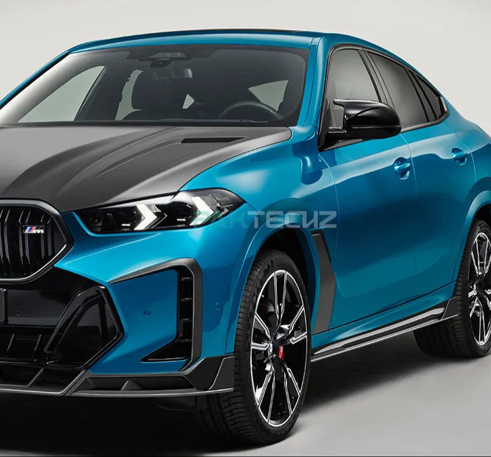 Dry Carbon Fiber PT Style Side Skirt - BMW G06 X6