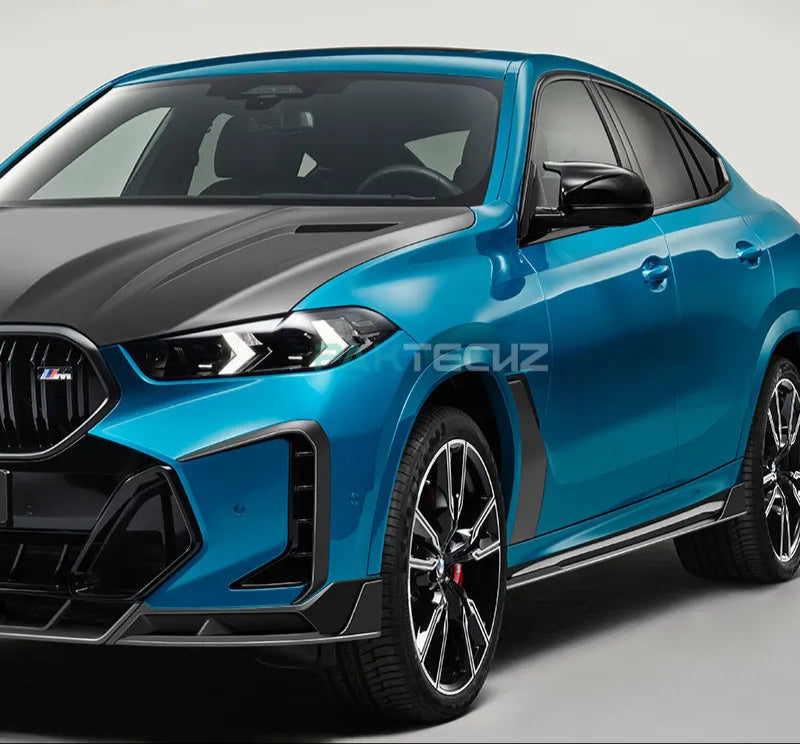 Dry Carbon Fiber PT Style Side Skirt - BMW G06 X6