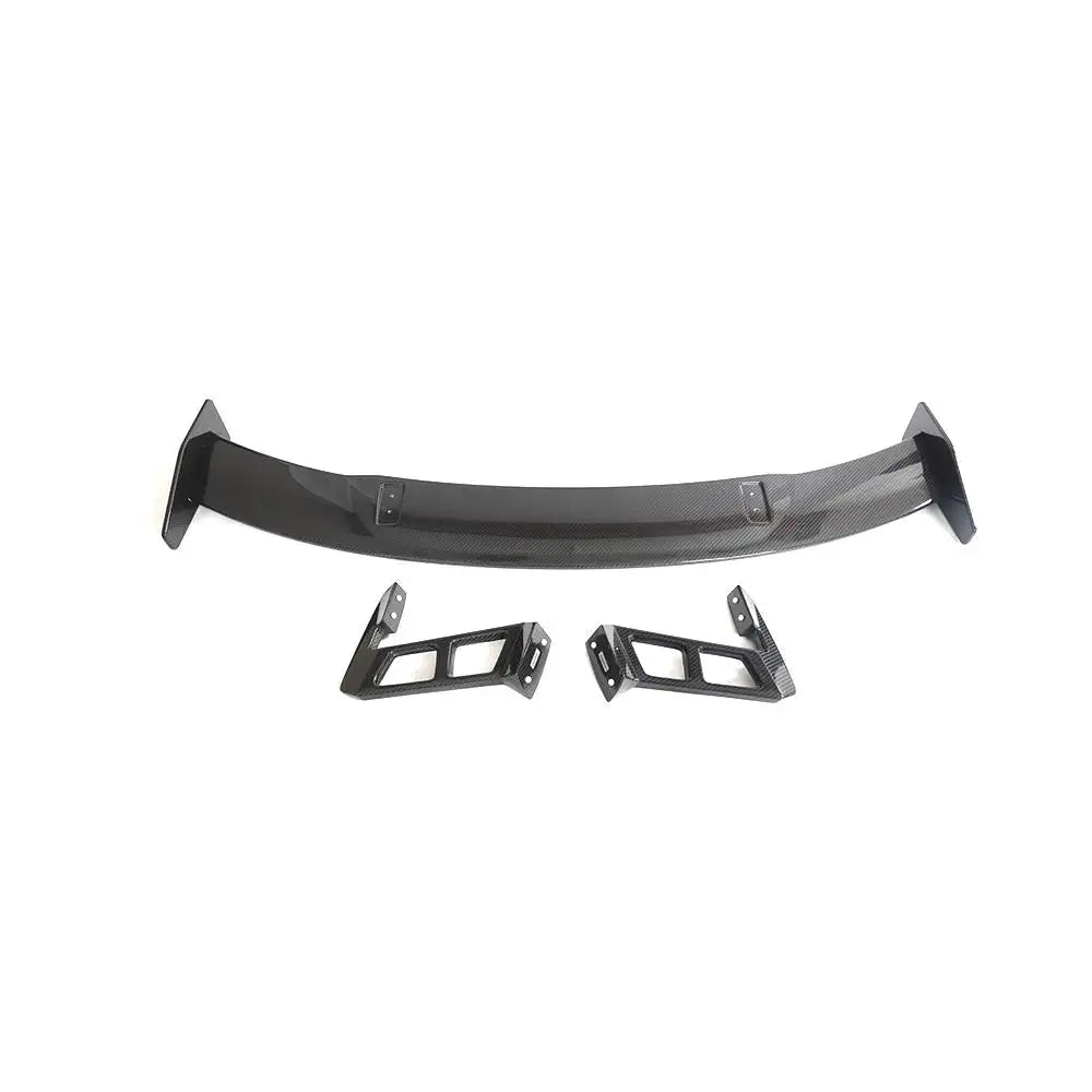 prepreg Carbon Fiber Performance Style V2 Rear High Rise Wing - Audi R8 V10 Gen 2